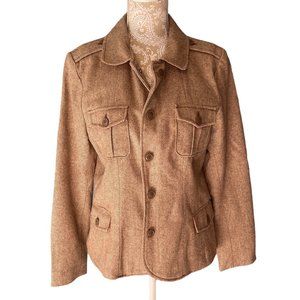 Relativity women’s tweed jacket size large.